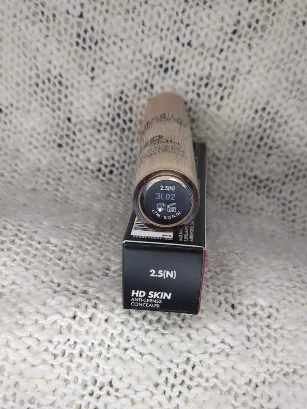 Makeup Forever HD Skin Concealer in 2.5(N)-Desert, 4.7ml/0.15fl oz